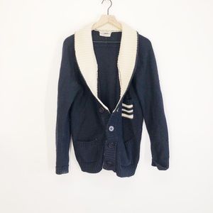 Tricots St. Rafael Men’s Wool Shawl Collar Sweater